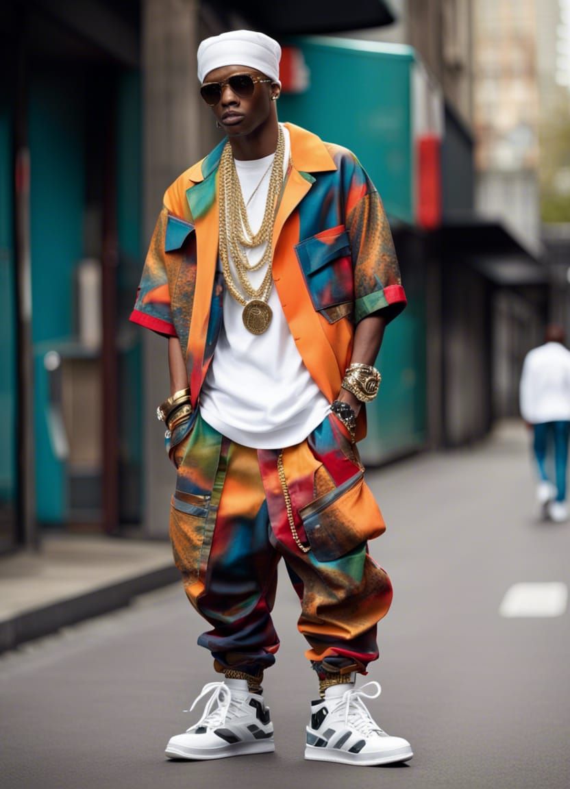 The Best Of Hip Hop Fashion
Big Shirts  Baggy Pants  Head Bands Bold Jewelry   Sneakers