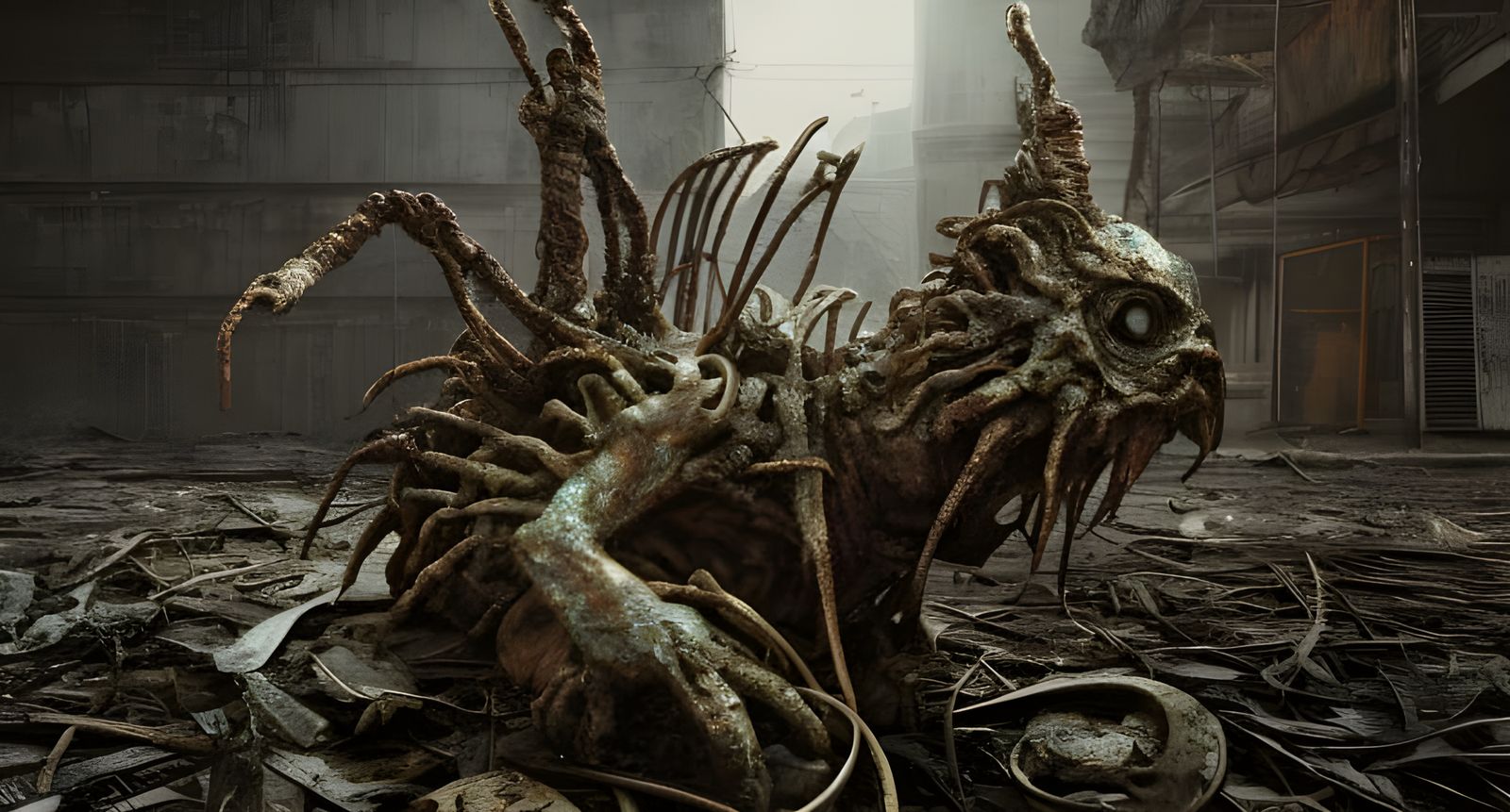 Creepy Post-Apocalyptic Beasts in Photorealistic CGI
