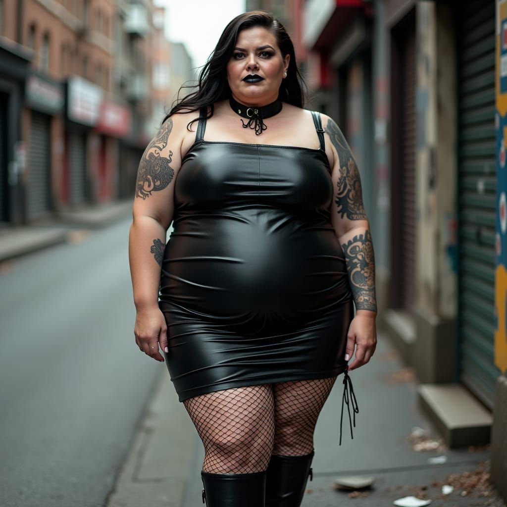 bbw curvy gothic