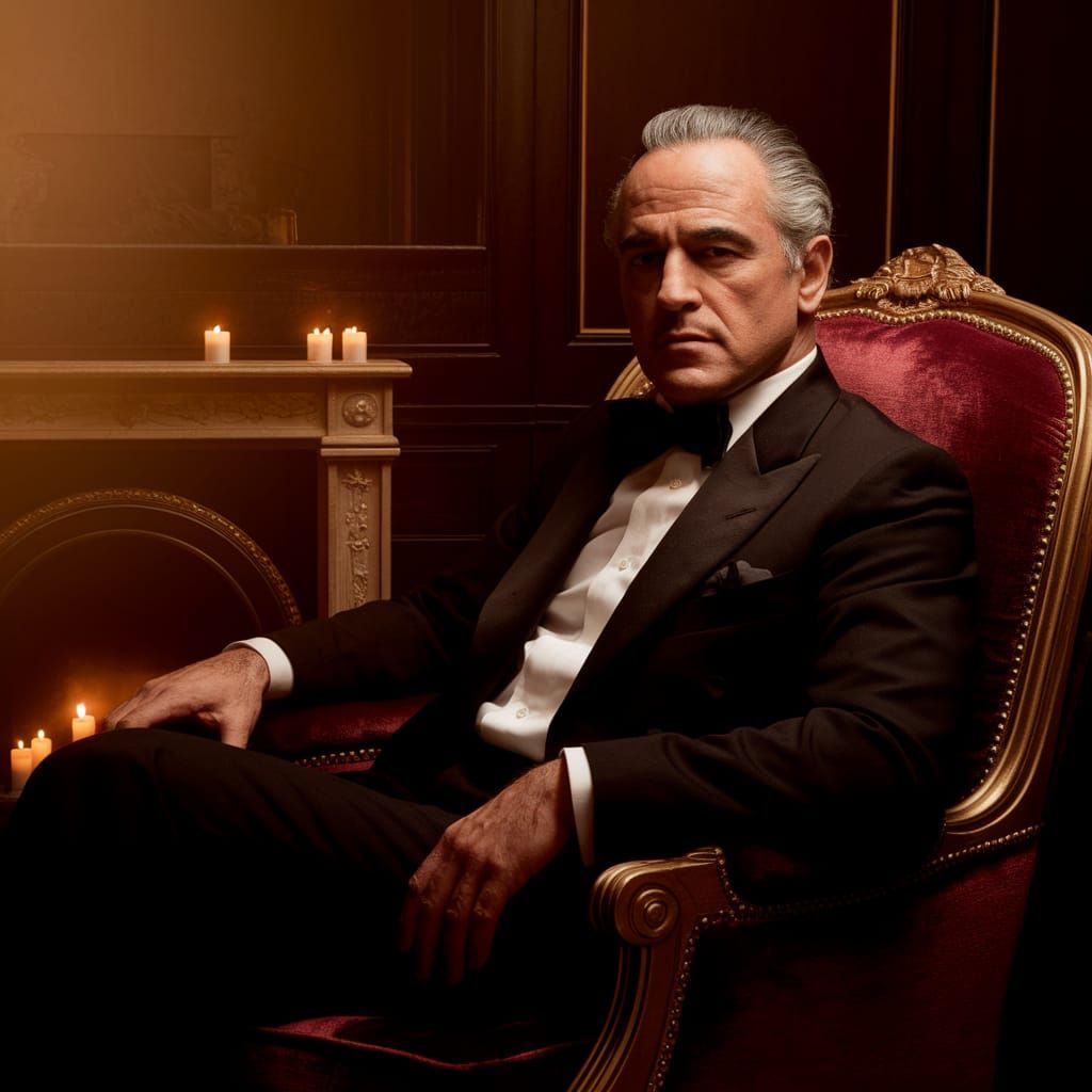 Marlon Brando as Vito Corleone Portrait