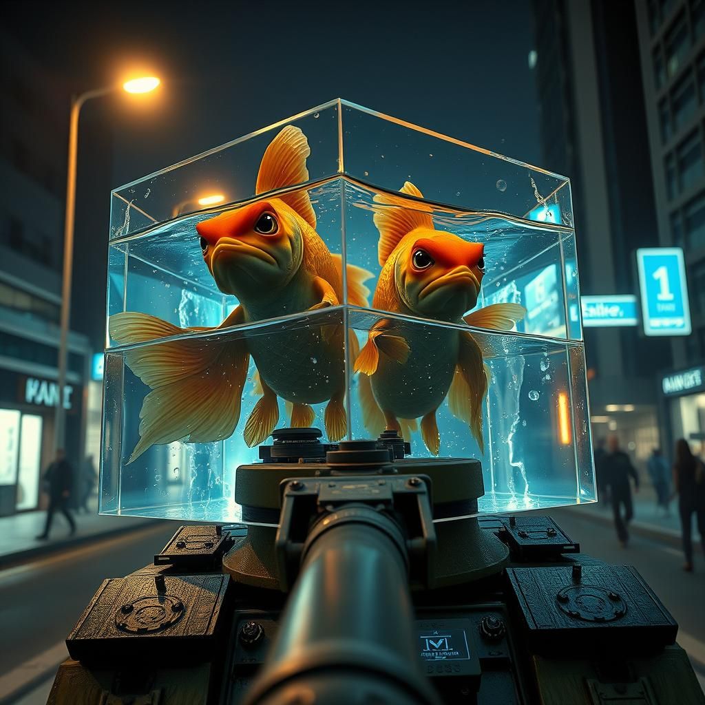 Goldfish Armada Conquers Urban Battlefield