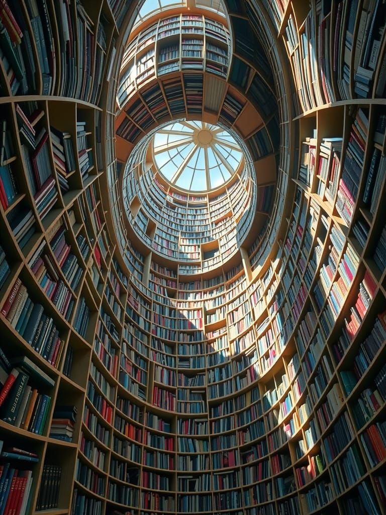 Ethereal Library of Infinite Knowledge