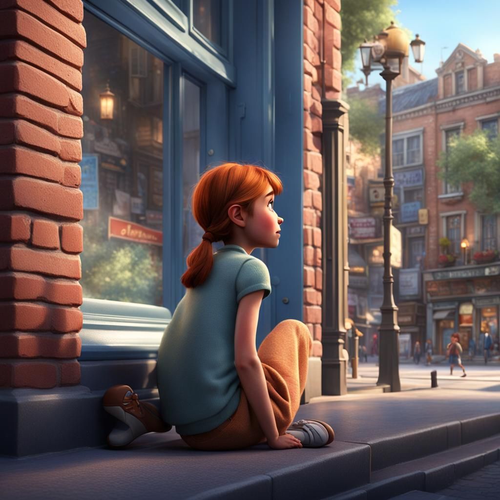 Gentle Daydreaming Actress Concept Art