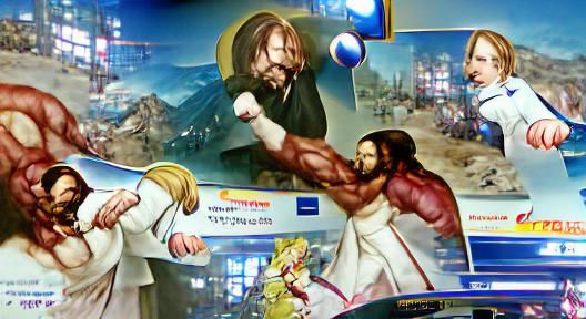 Nietzsche Meets Jesus in Epic Street Fighter Showdown