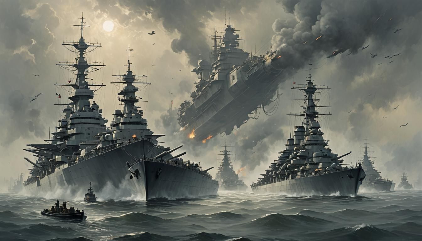 Mystical Battleships Adrift in a Thick Fog