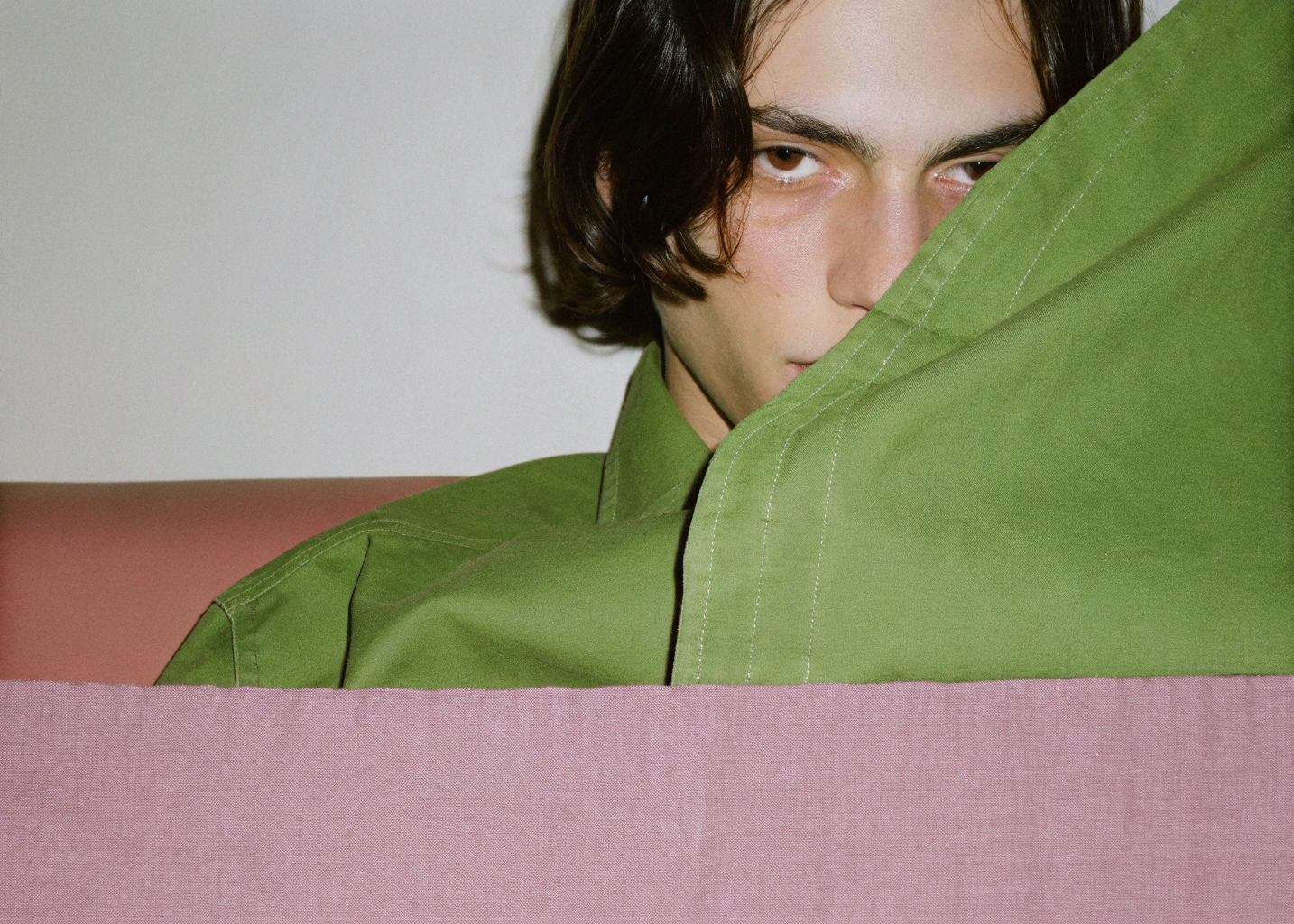 Lonely, Androgynous Partygoer in Hollowed-Out Celebration