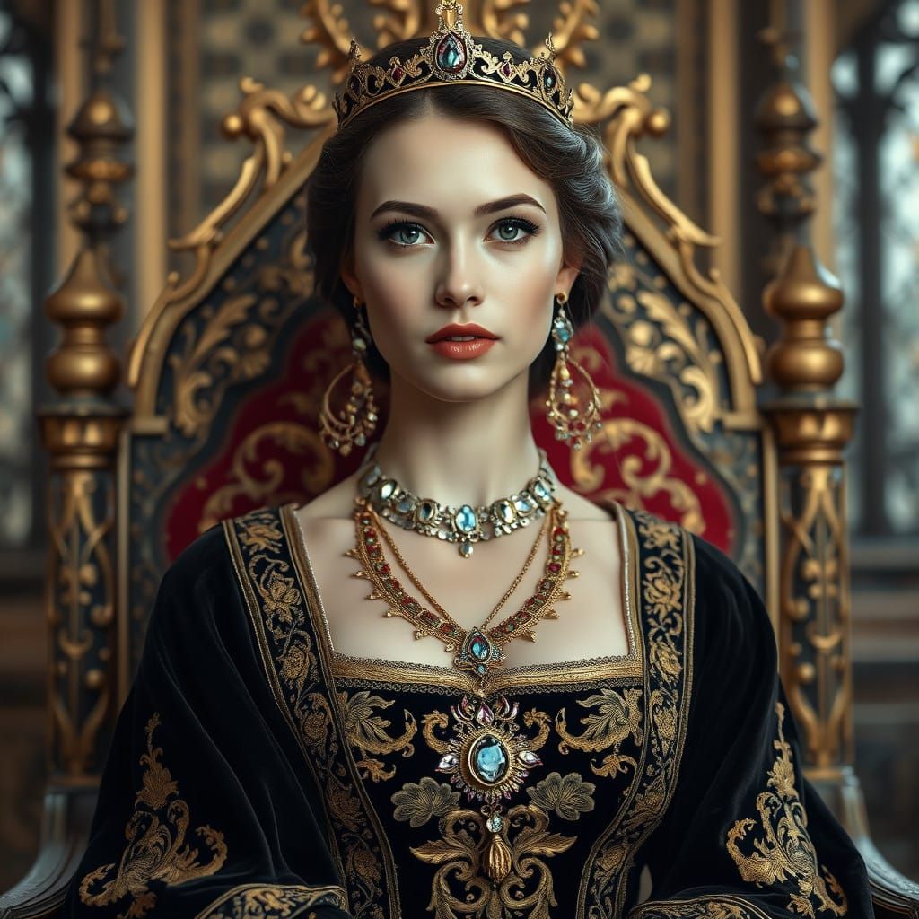 Regal Majesty in Golden Opulence