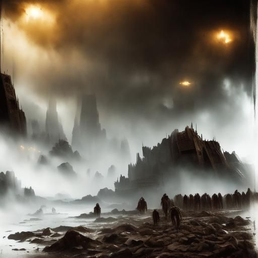 Rugged Hero Battles Hordes in Zombie Apocalypse