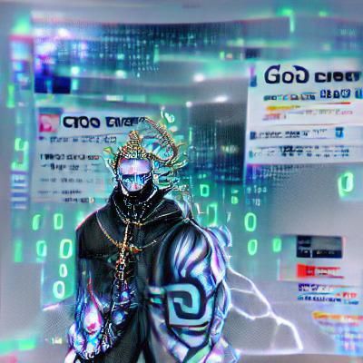 Cyber God: Majestic Digital Divinity