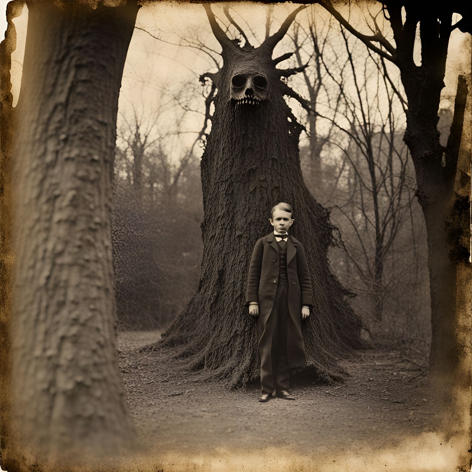 Stealthy Entity Lurks in the Shadows of a Victorian Garden