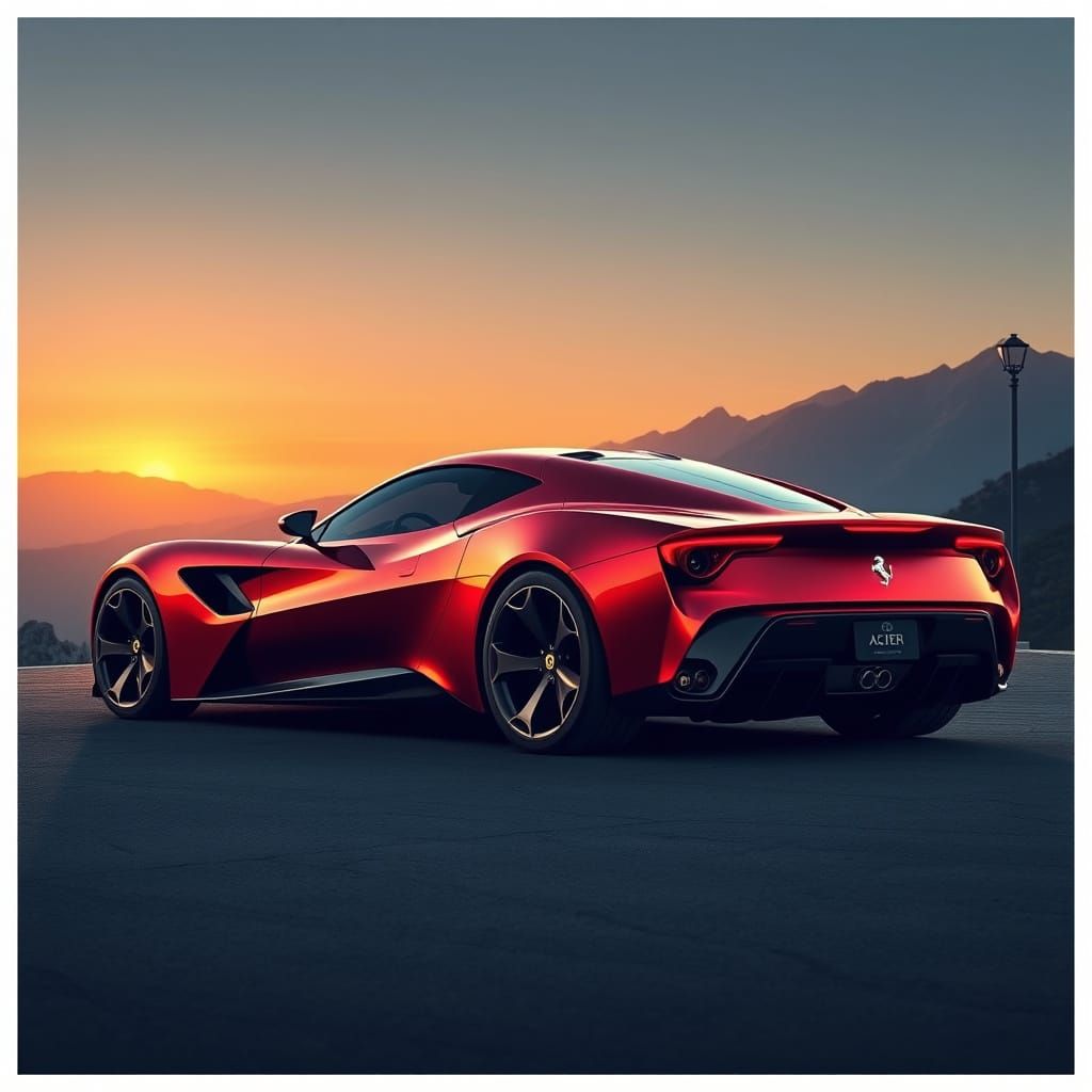 Sleek Futuristic Hypercar Combines Pontiac Aztek and Ferrari...