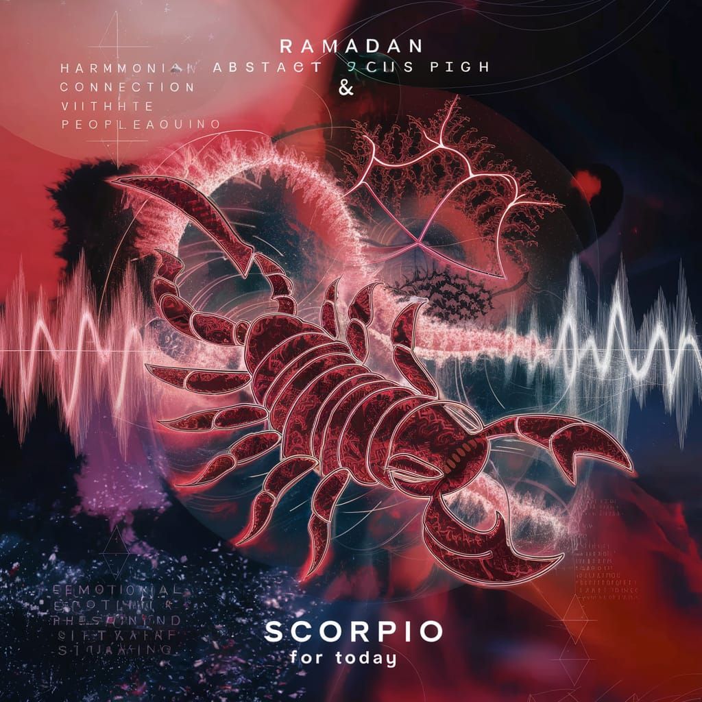 Scorpio Zodiac Energy in Abstract Art