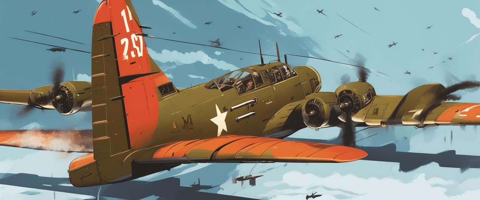 A B-17 flying through Flak Mark Brooks and Dan Mumford, comi...