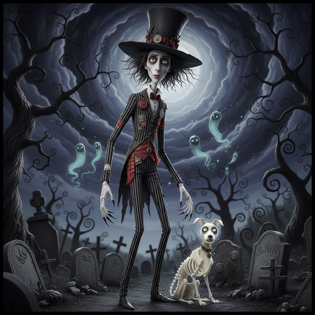 Thyke in Tim Burton Style