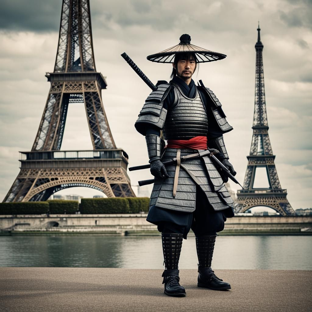 A Samurai in Parisian Surrealism