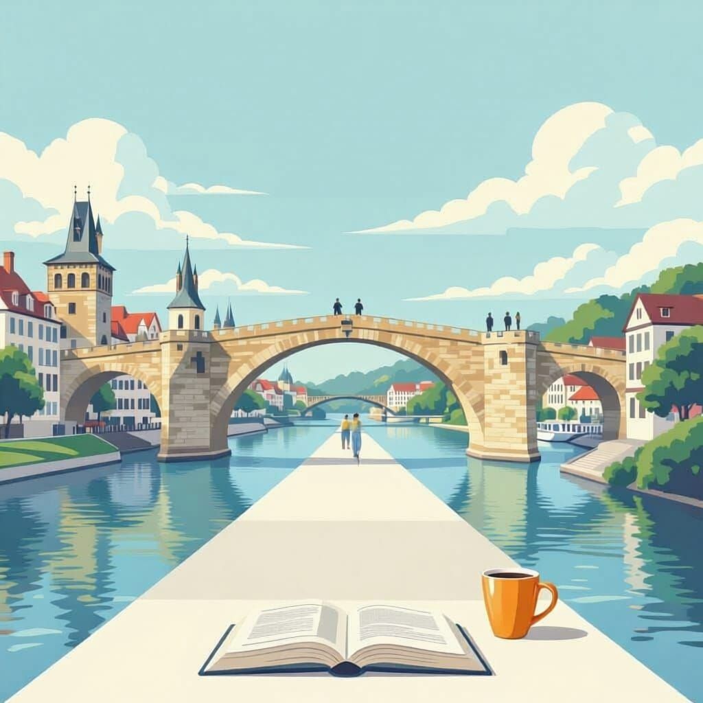 AI Image: Bridge to German Education and European Future