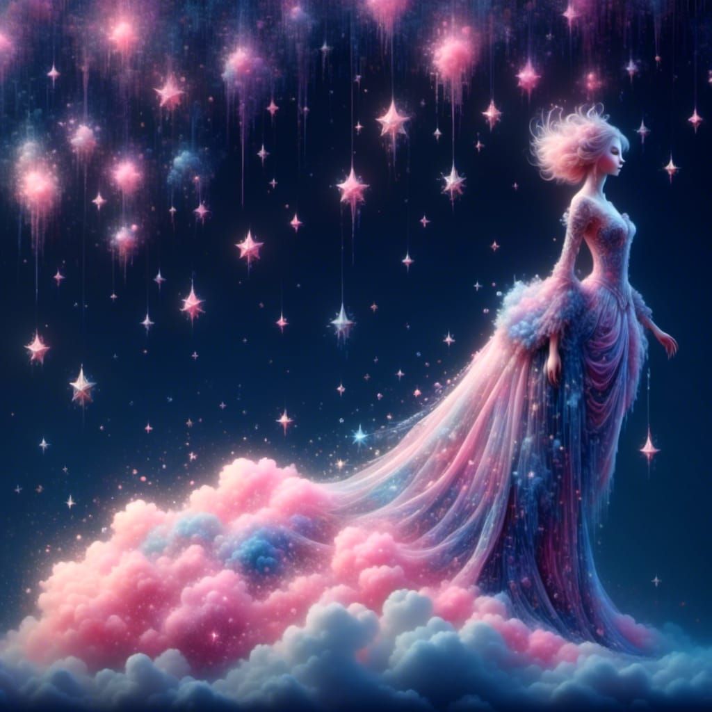 La la lu, la la lu
Oh, my little star sweeper
I'll sweep the...