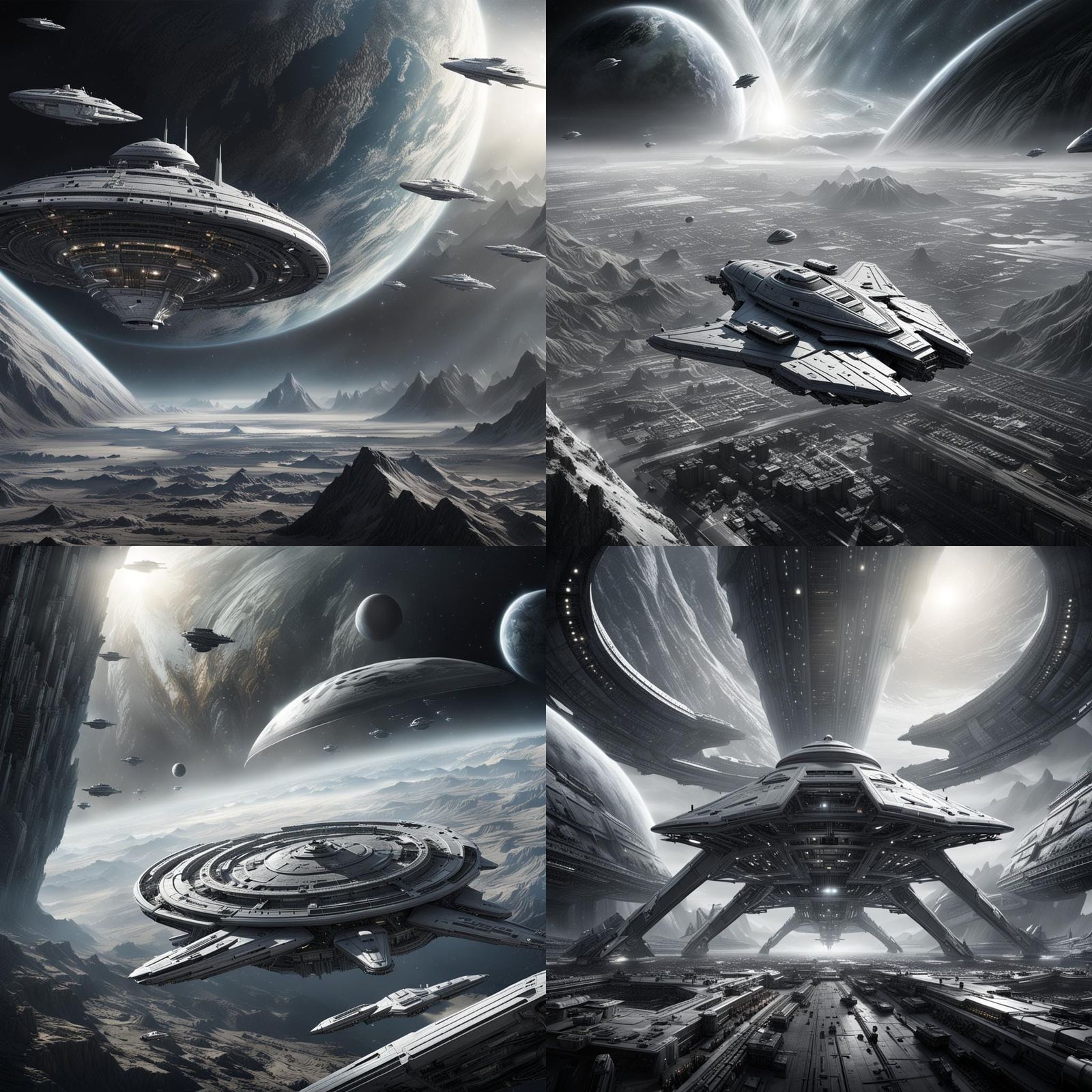 Epic Starfleet Battles the Cosmos in a Futuristic Digital Pa...