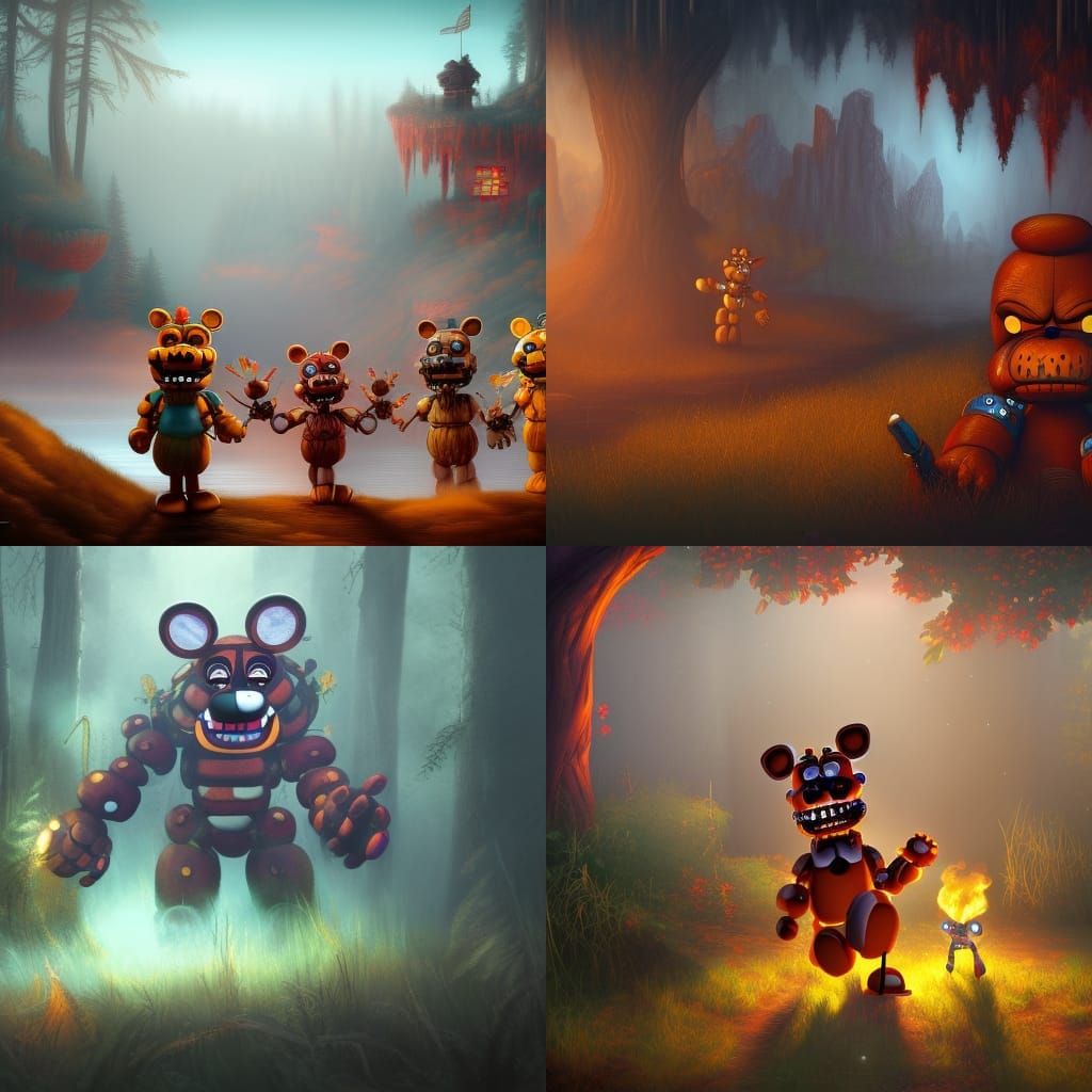 FNAF Fantastical World in Vibrant Unreal Engine 5