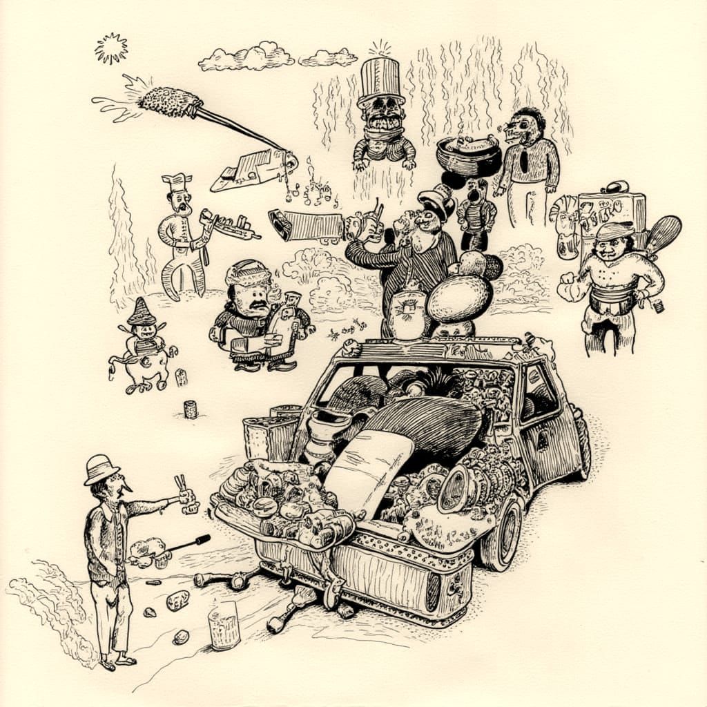 Surreal Imaginary World of Lisa's Mind