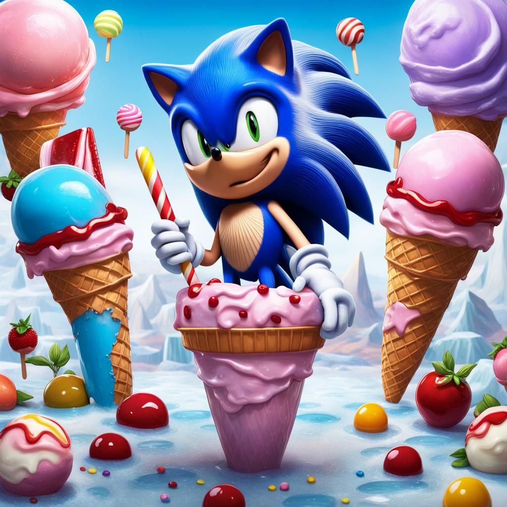 Sonic the Hedgehog Celebrates a Sweet Candy Fueled Soiree