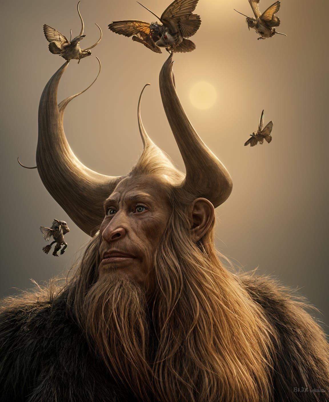 Elegant Last Human Evolution: Hyperrealistic 16k Render