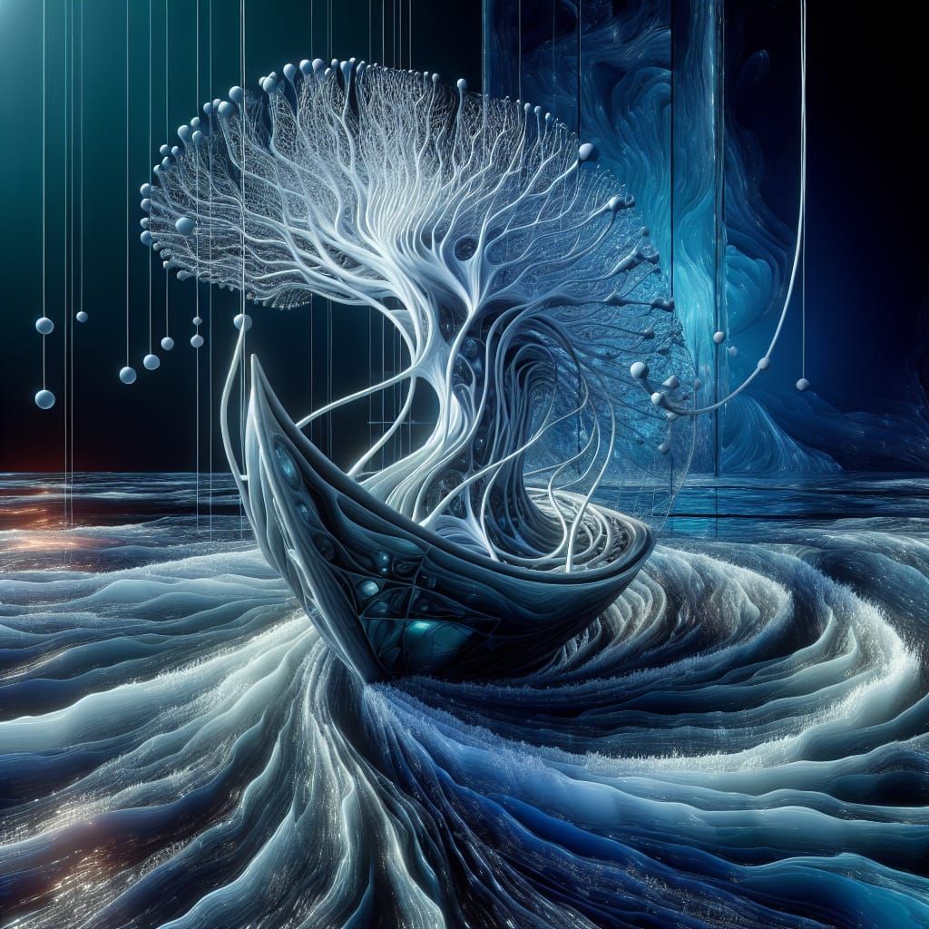 Surreal Dreamscape of Flawless Neurons in Cosmic Harmony