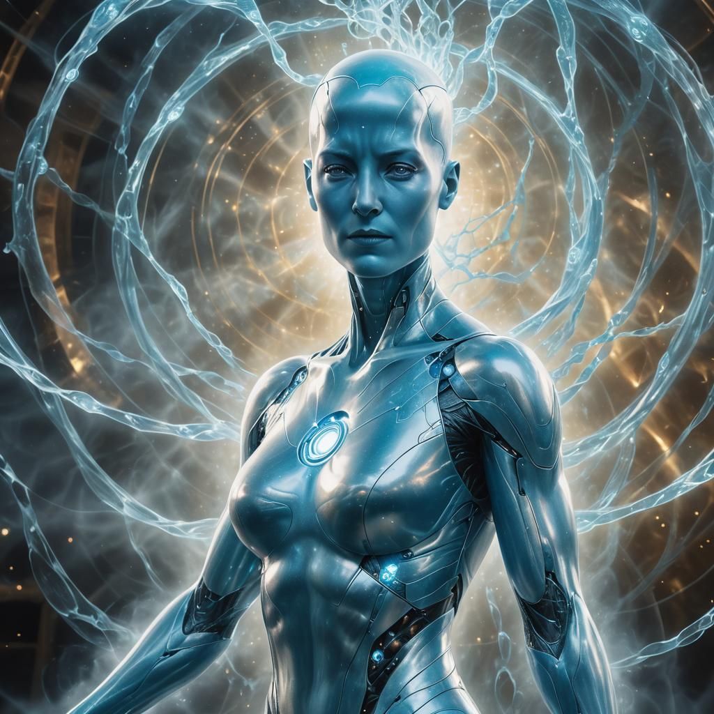 Ethereal Goddess of Balance Radiates Hope