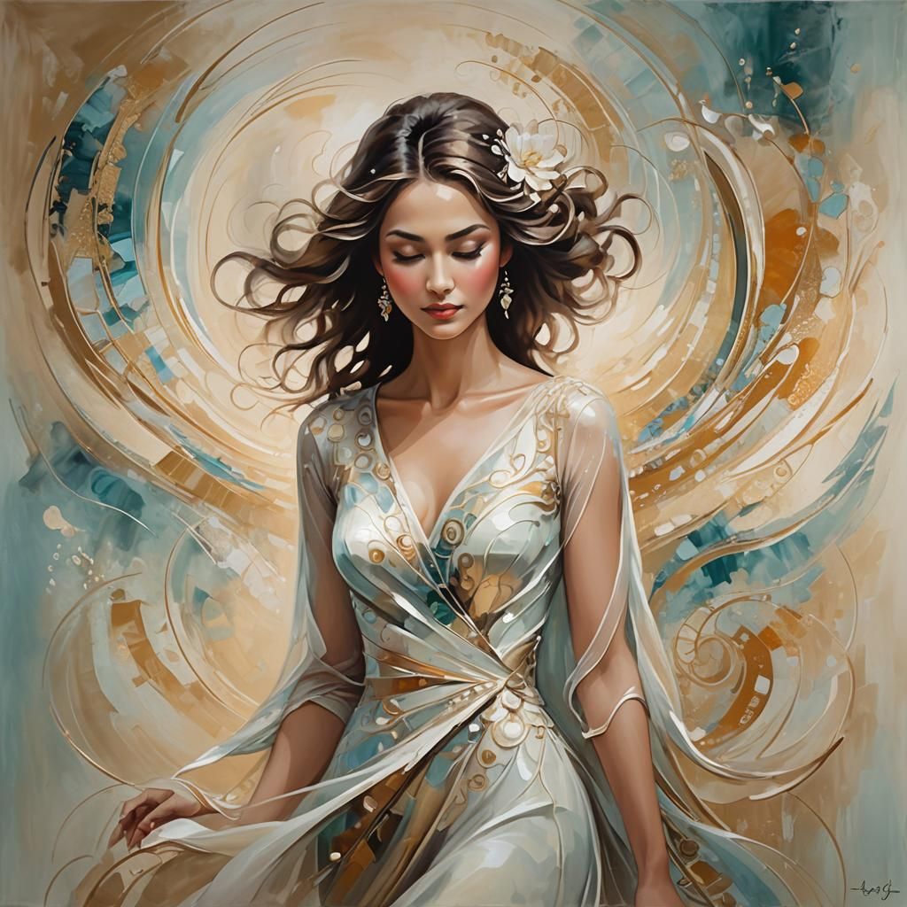 Elegance Embodied in Abstract Beauty