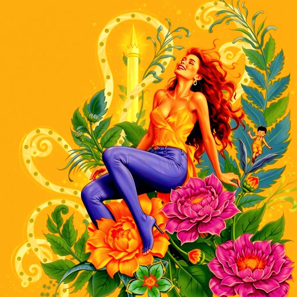 A Fiery Expression of Unbridled Emotion