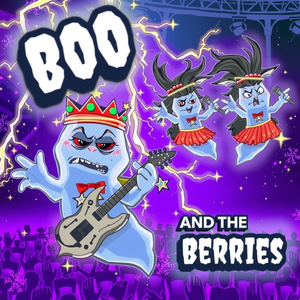 Heavy Metal Ghost Rockstar Shredding Stage