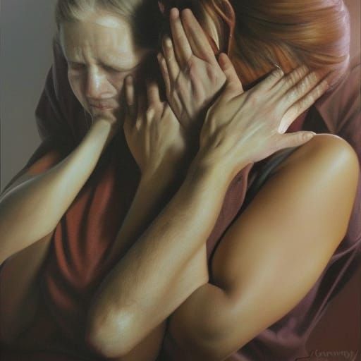 Hands in a Realistic Oil Painting Style