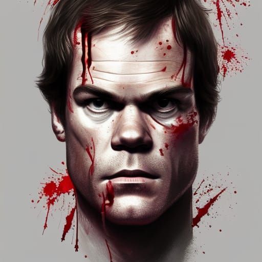 Dark and Moody Portrait of Dexter Morgan