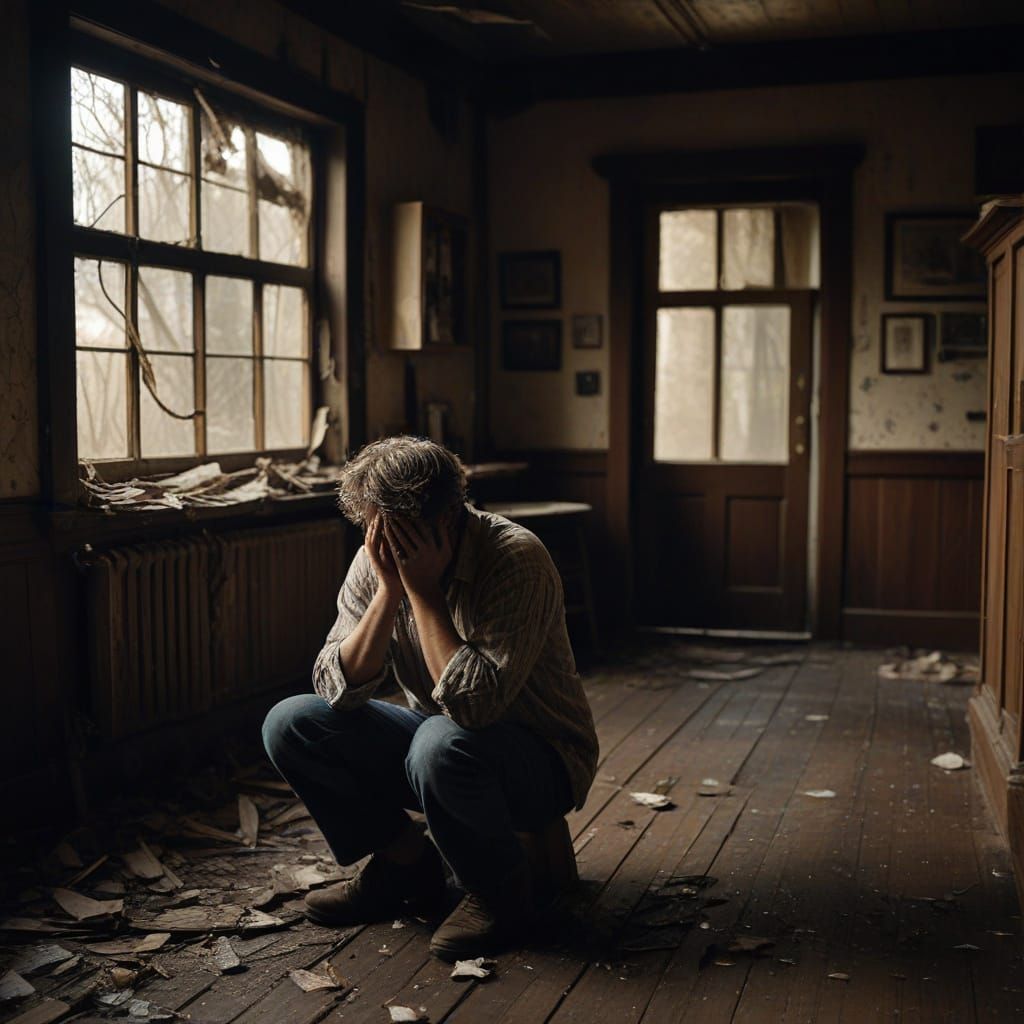 A Man's Despair in a Shattered World