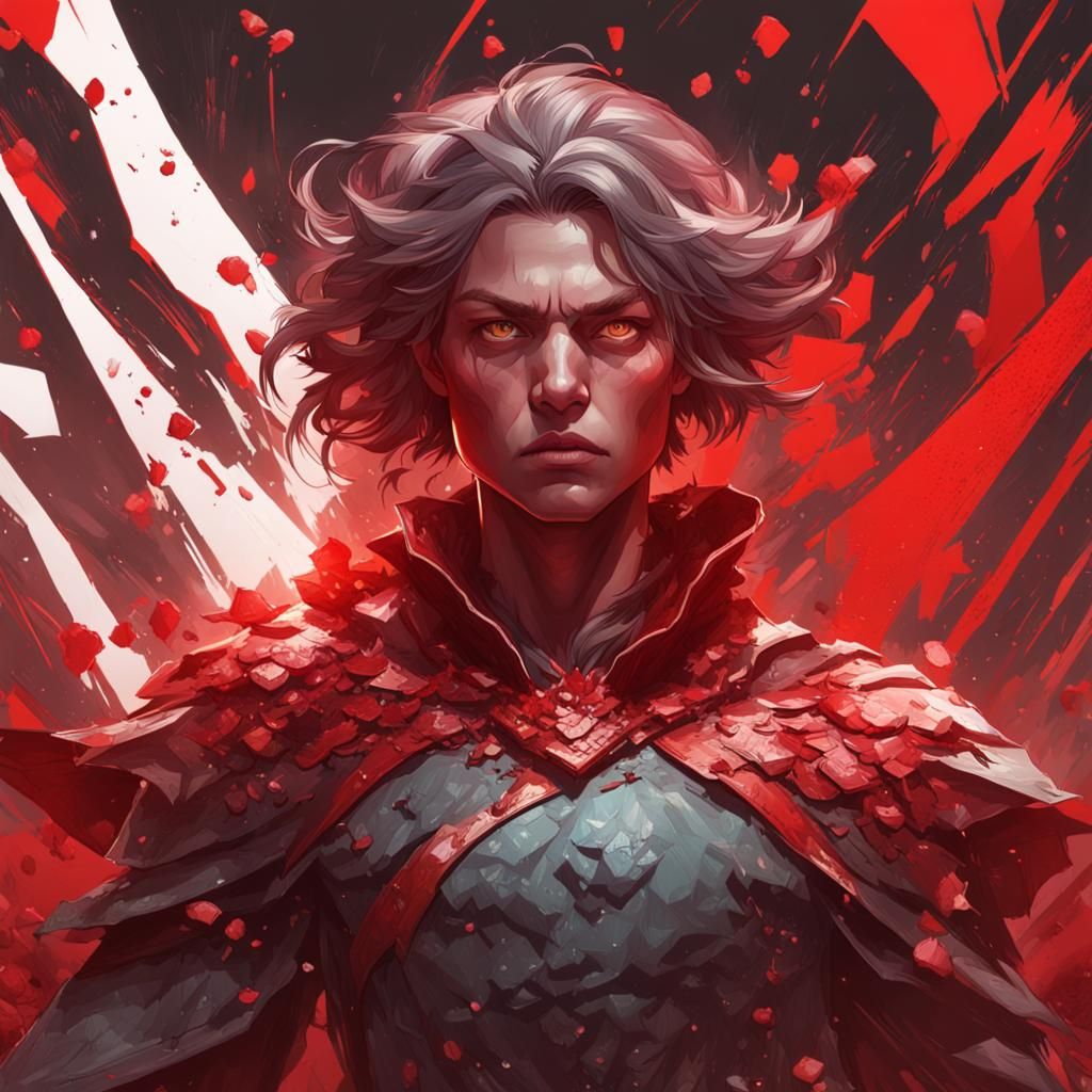 Passionate Fury in Vibrant Hues