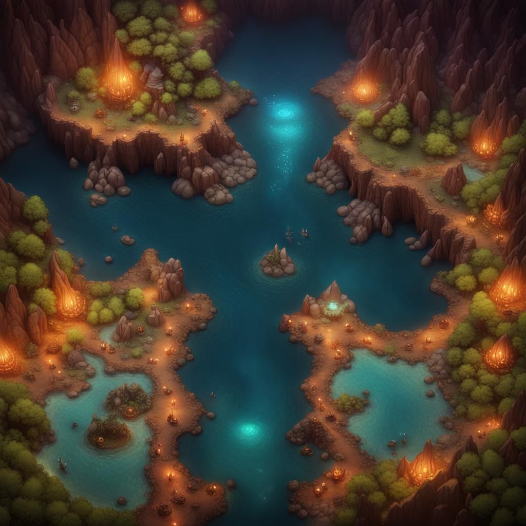 Fantastical Underwater Realm in Deep Color