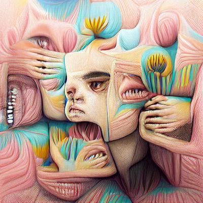 Self-Reflective Surrealism: The Agony of Social Anxiety