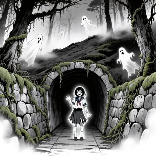 If you enter this tunnel in Halloween you may never come bac...