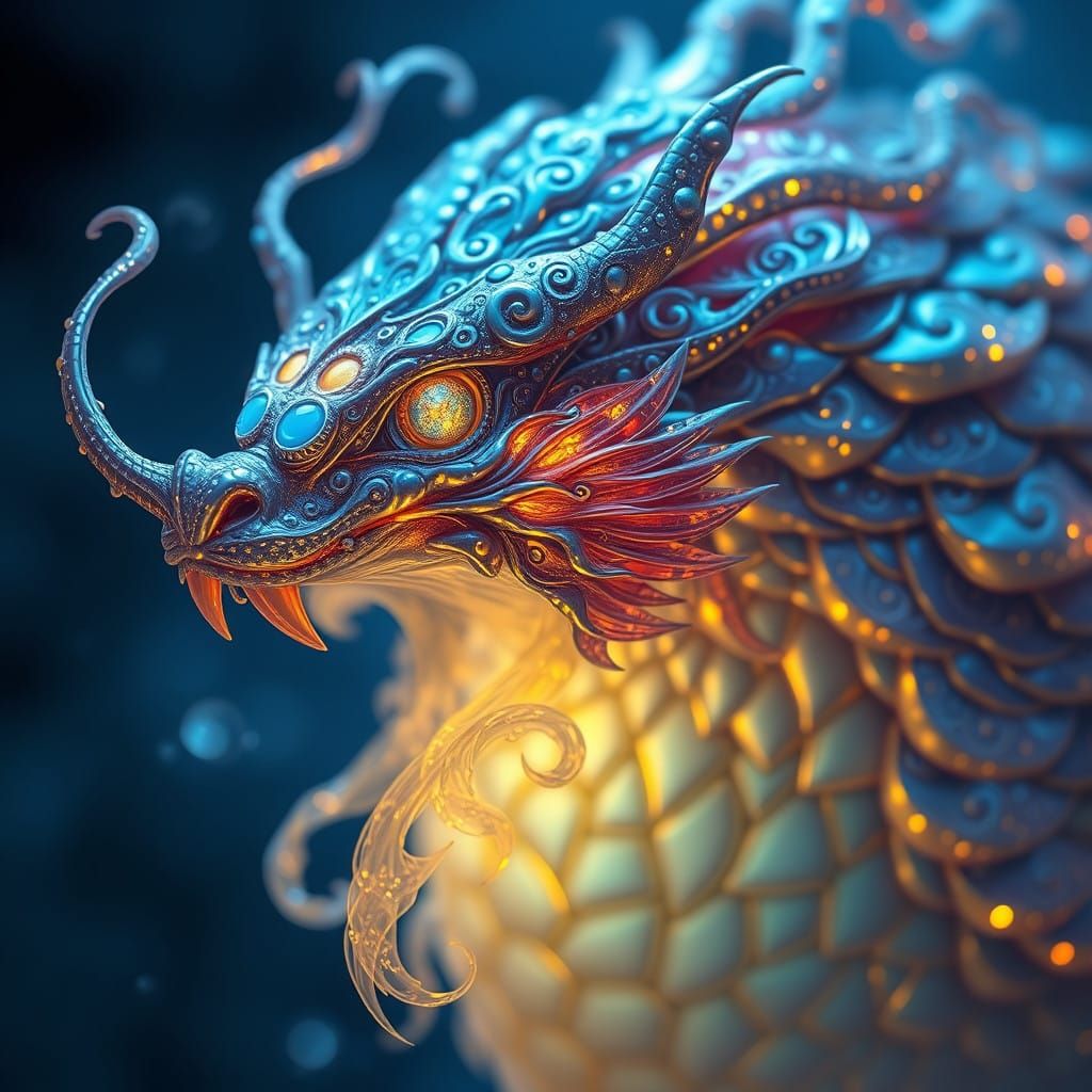 Ethereal Greek Mythological Creature in Vibrant Dreamlike Se...