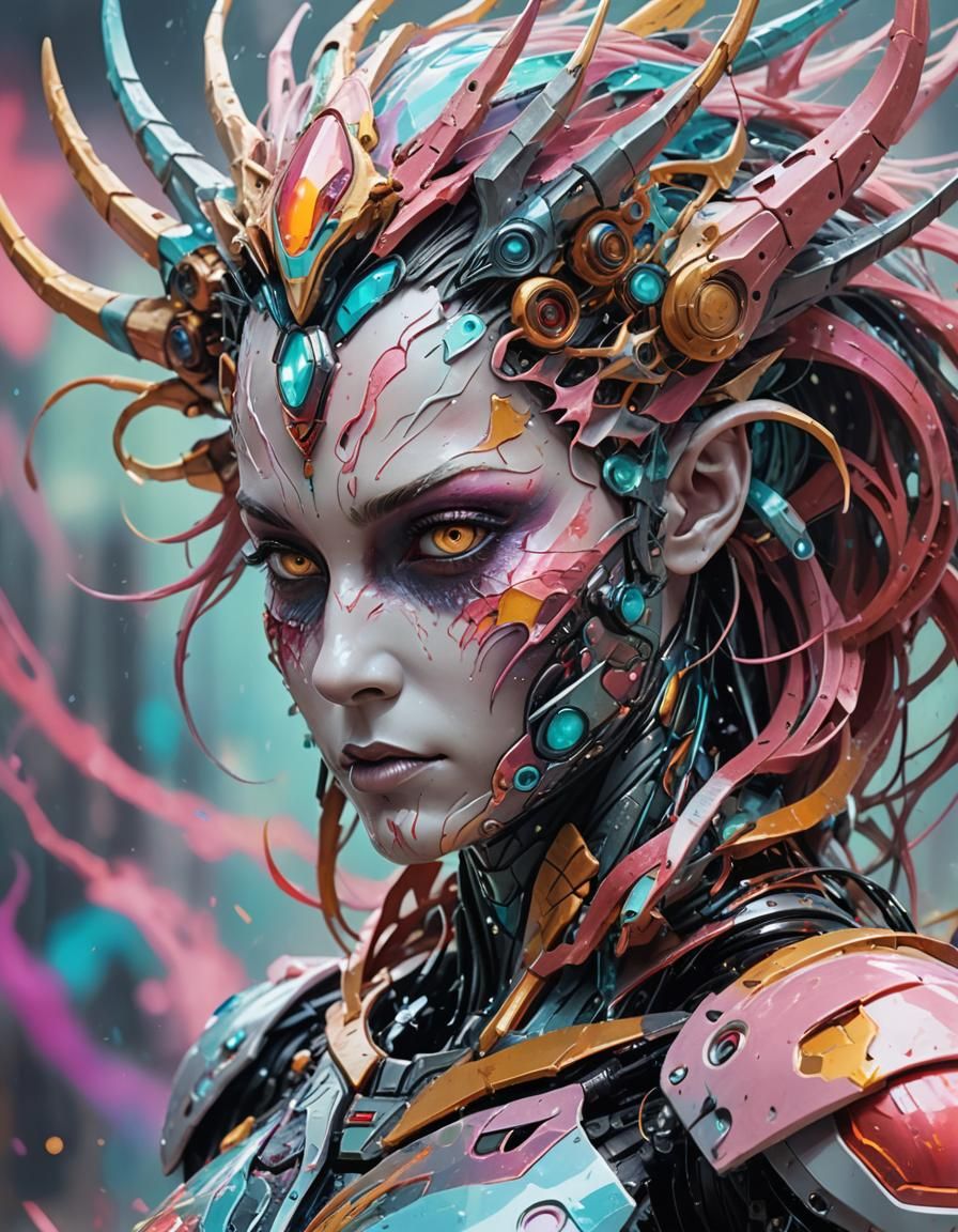 Ethereal Neofuturistic Beasts in Soft Pastel Hues