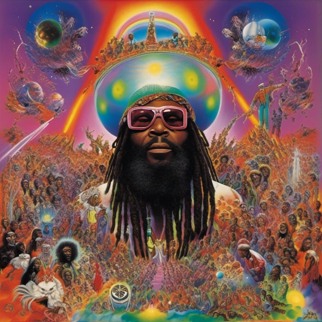 Cosmic Funk Prophet in Intergalactic Groove