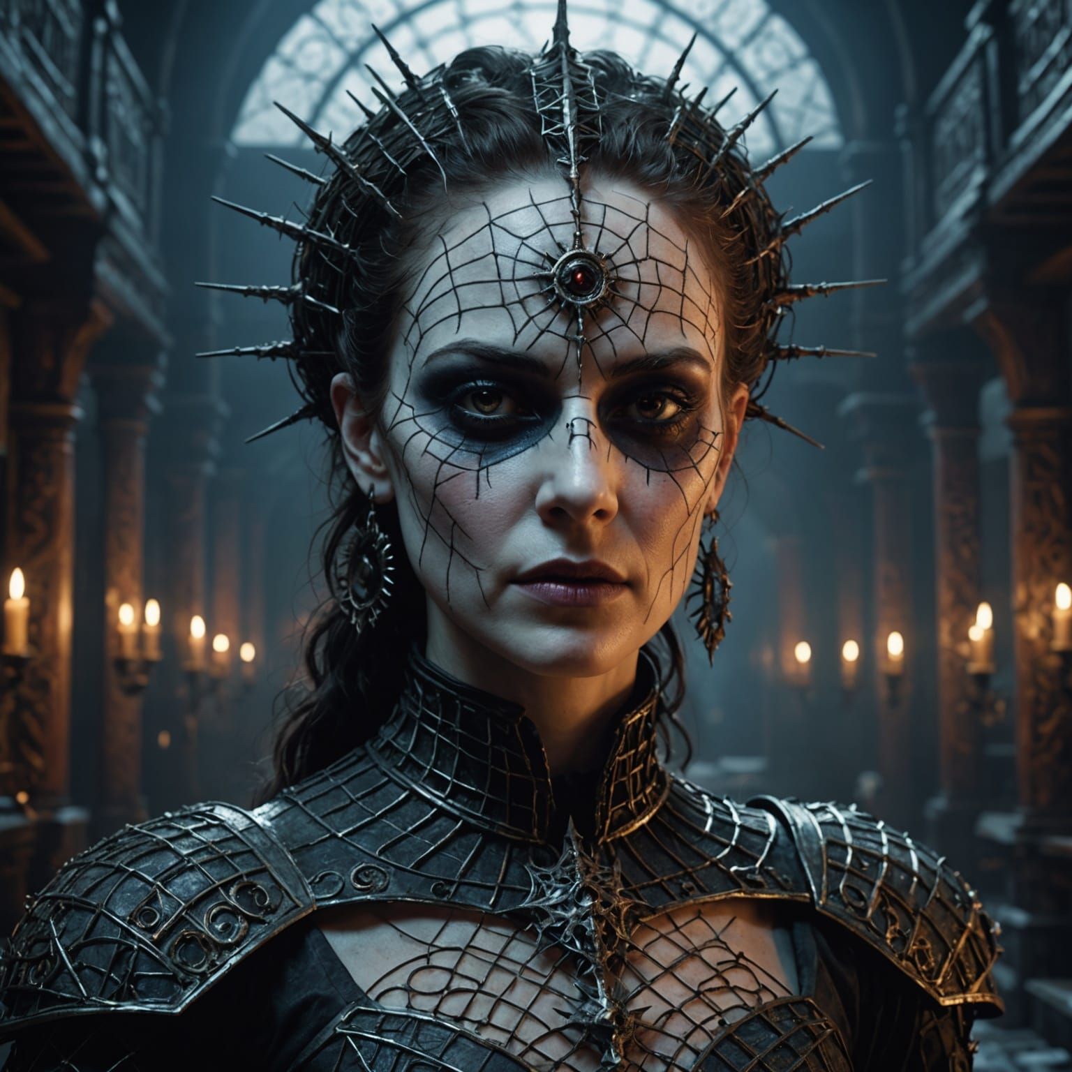 Cyberpunk Goddess of the Underworld