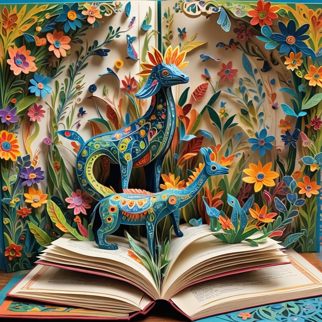 Surreal Pop Up Book Reveals Vibrant Alebrijes