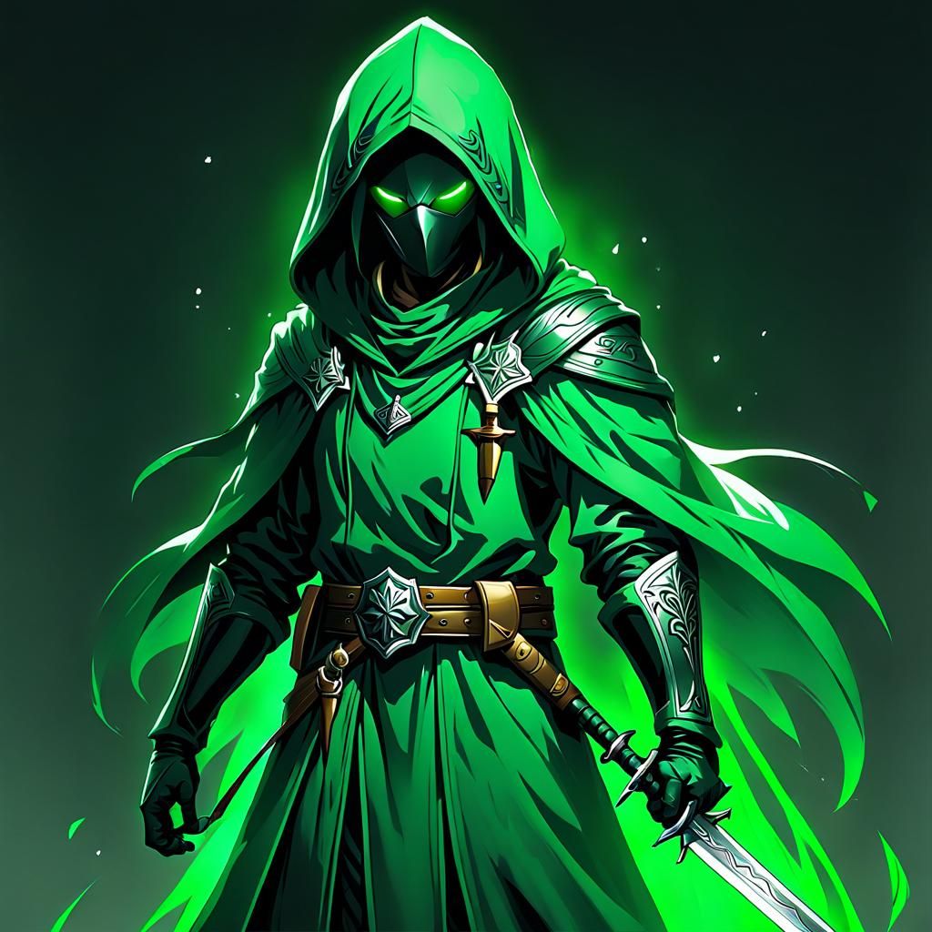 Mysterious Green Warrior Unveiled