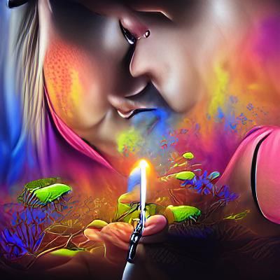Vibrant Airbrush Masterpiece: The Last Wish