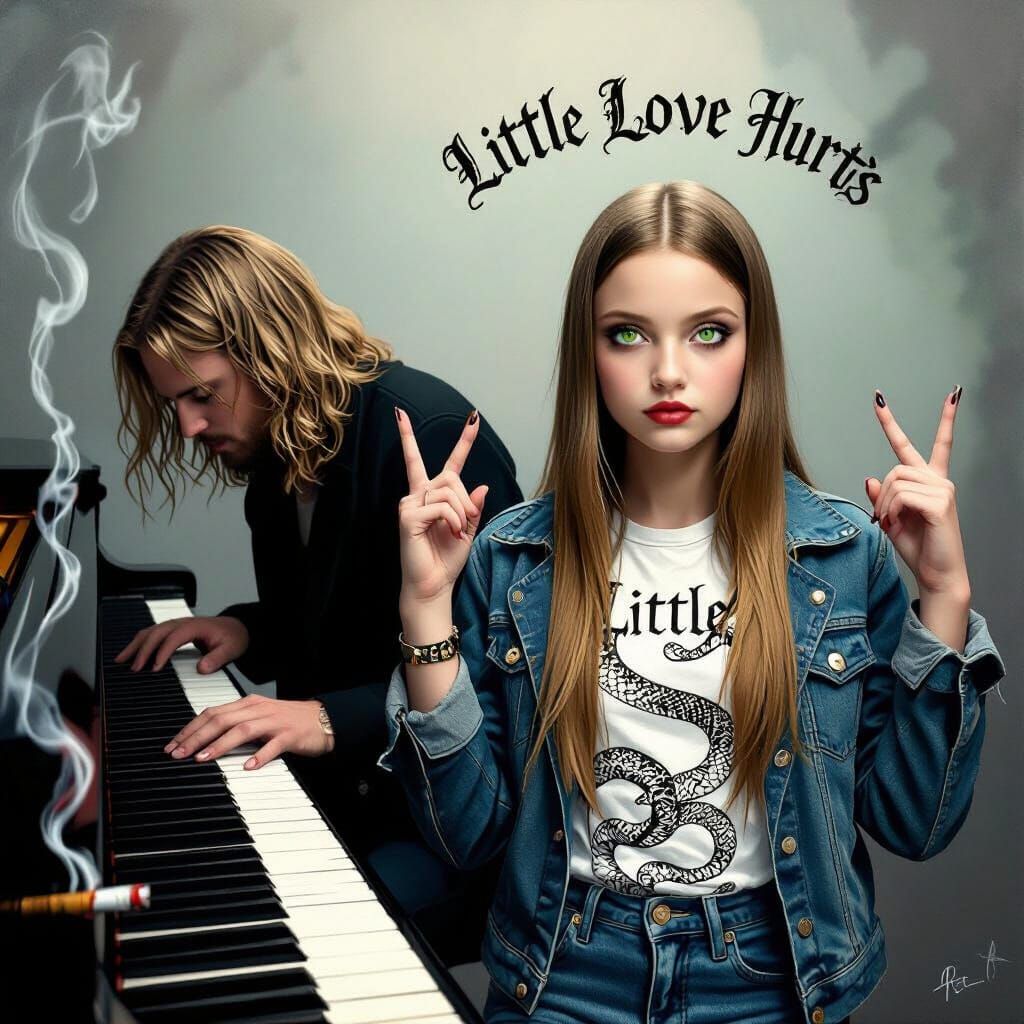 Surreal Piano Player with Moody Companion