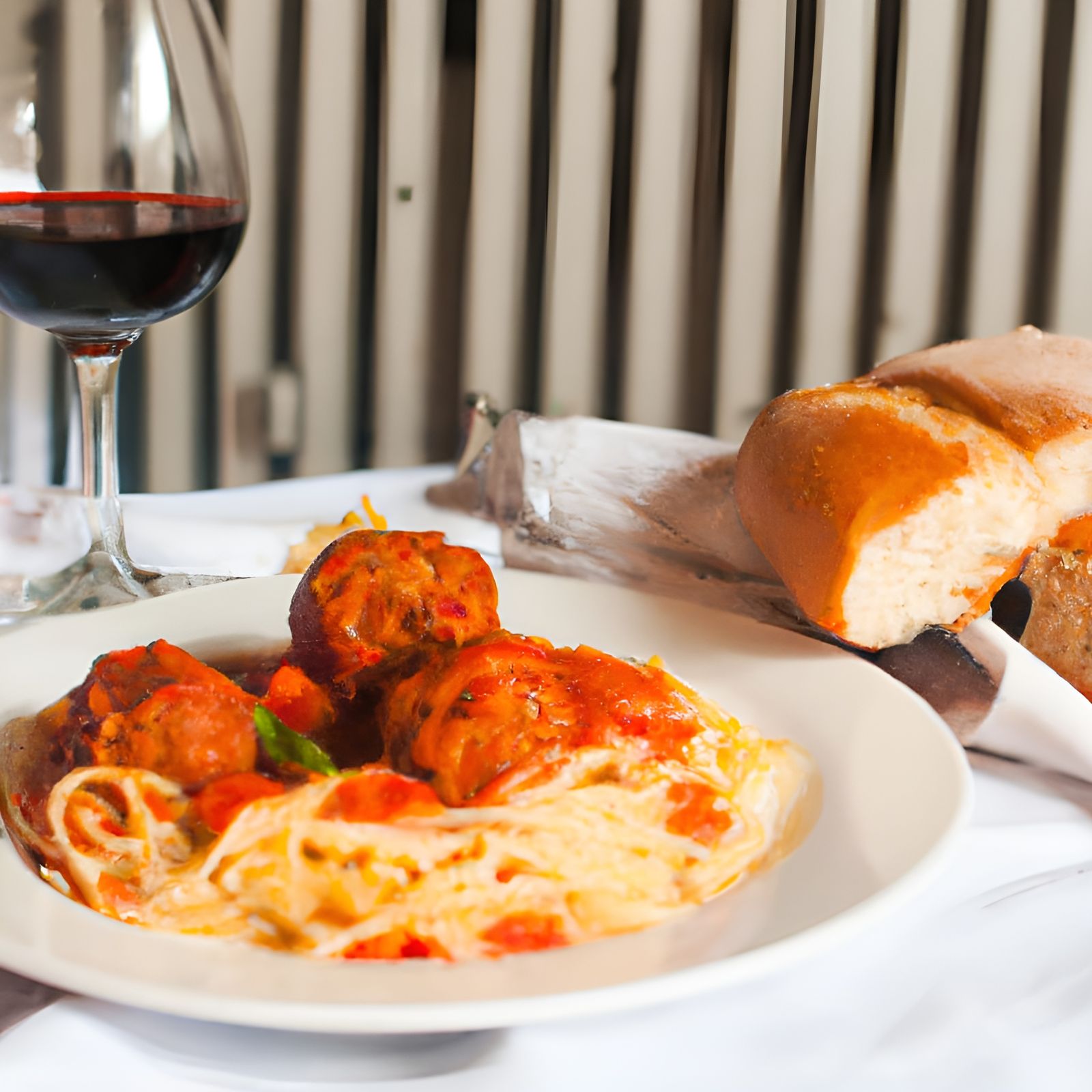 Savory Italian Feast with Hearty Meatballs