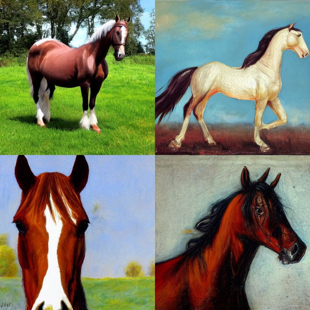 A Majestic Equine in Realistic Style
