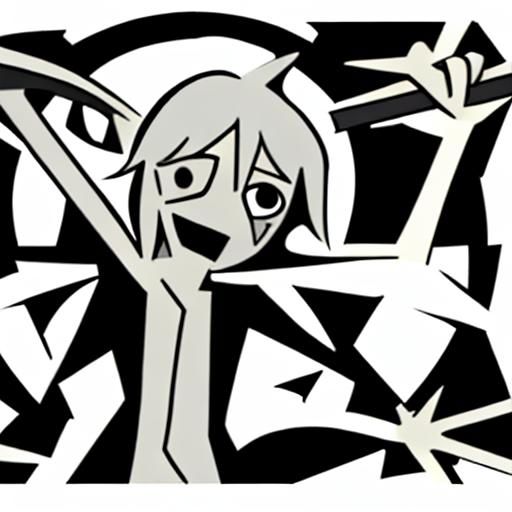 Guernica stick figure