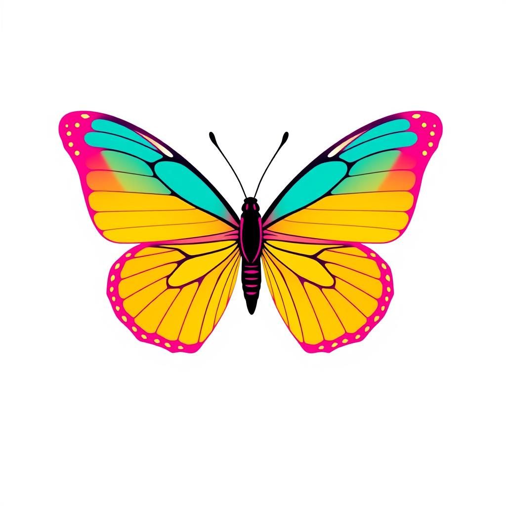Pixilated butterfly?